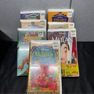 VHS New Disney Movies sealed 7 total
